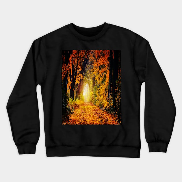 Fall - Landscape Crewneck Sweatshirt by All my art